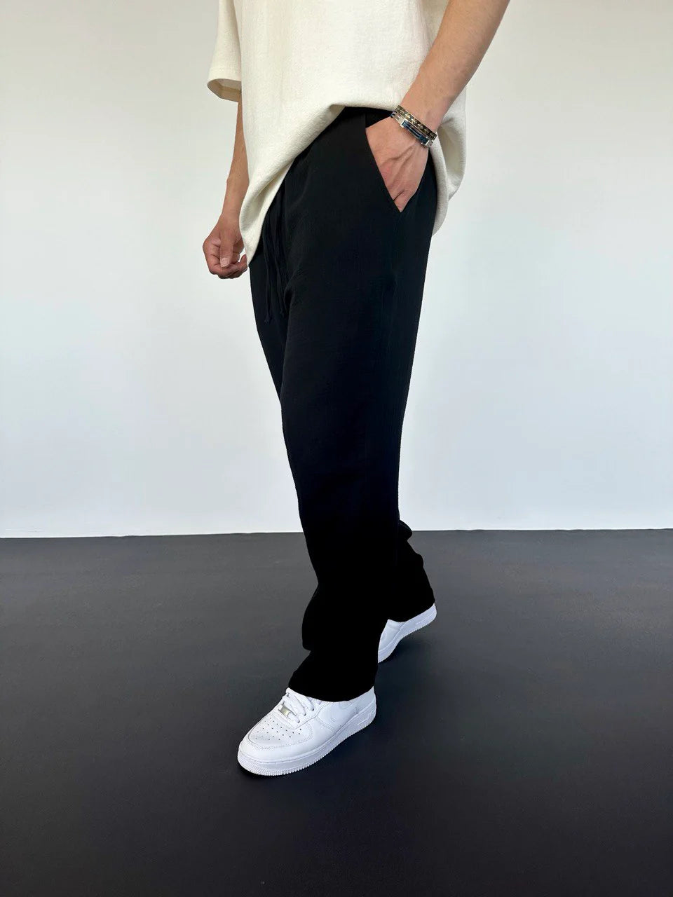 Black Linen Pants