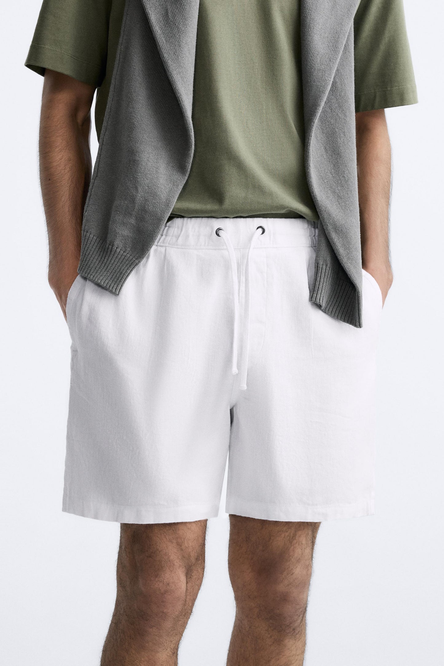 White Linen Short