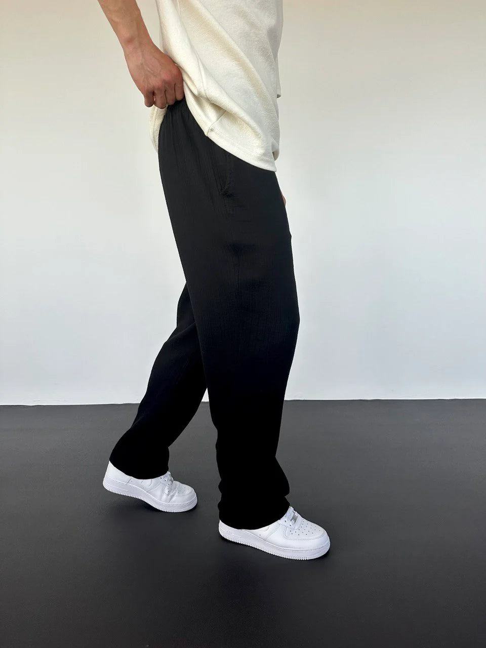 Black Linen Pants