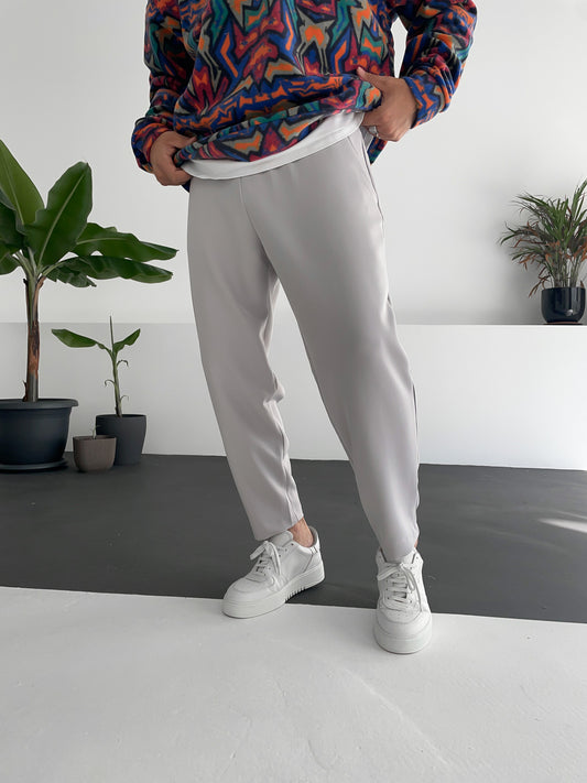 Smoked Loose Cut Basic Trouser