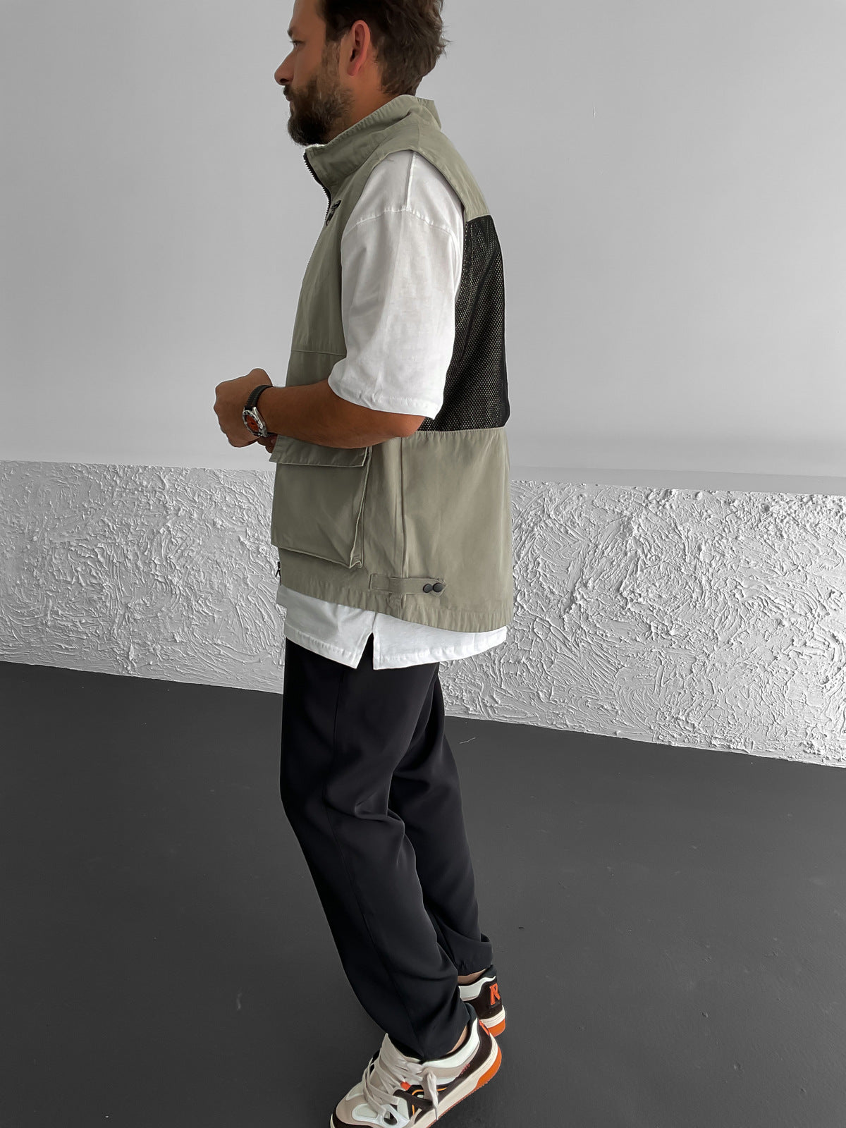 Light Khaki Utility Vest