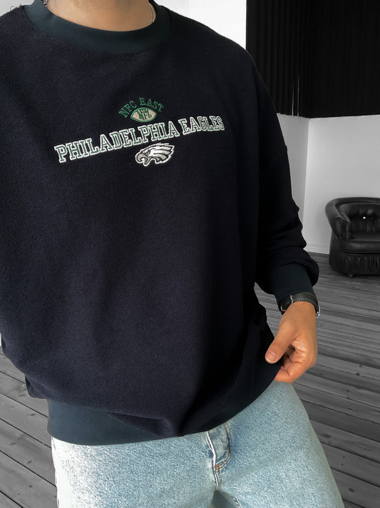 Navy Blue Philadelphia Embroidered Sweat