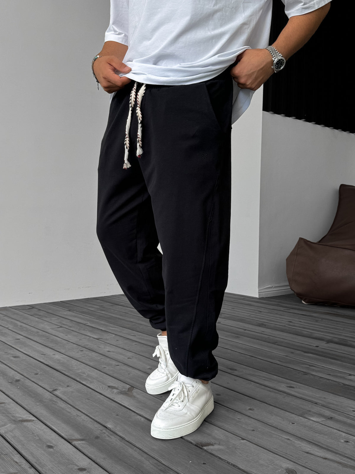 Stitched Elastic Tracksuit