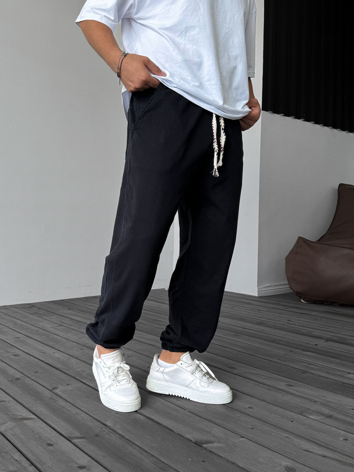 Stitched Elastic Tracksuit