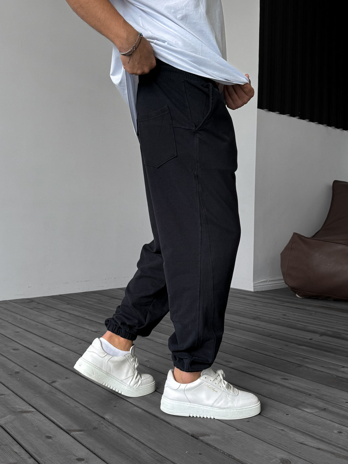 Stitched Elastic Tracksuit