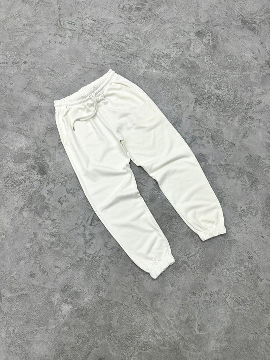 White Elastic Tracksuit