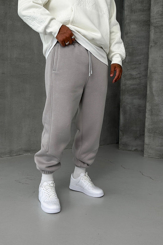 BAGGY MOLD THREE YARN TRACKSUIT • GREY