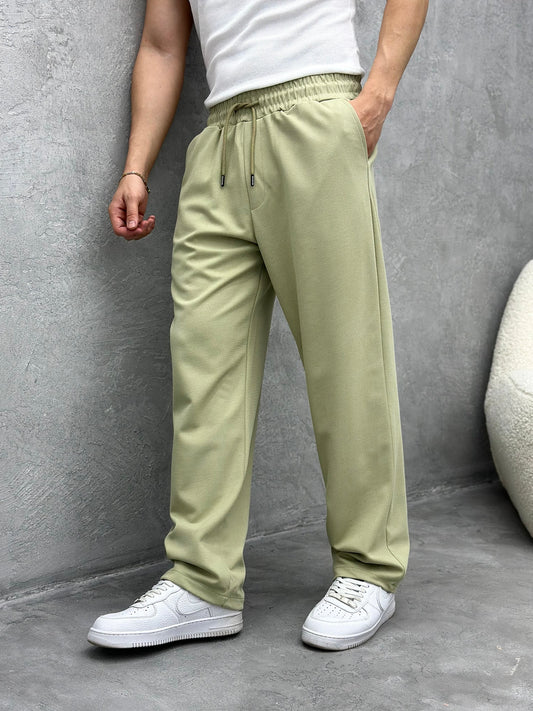 Comfortable Light Green Lined Pants