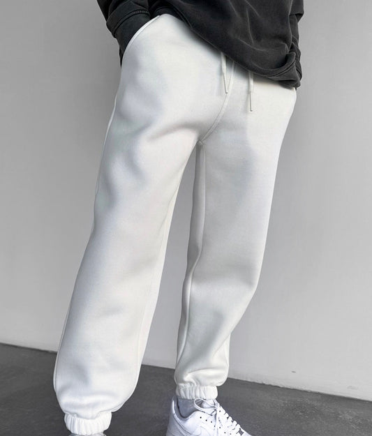 White Elastic Tracksuit