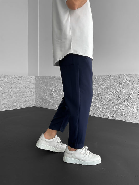 Navy Blue Basic Pants