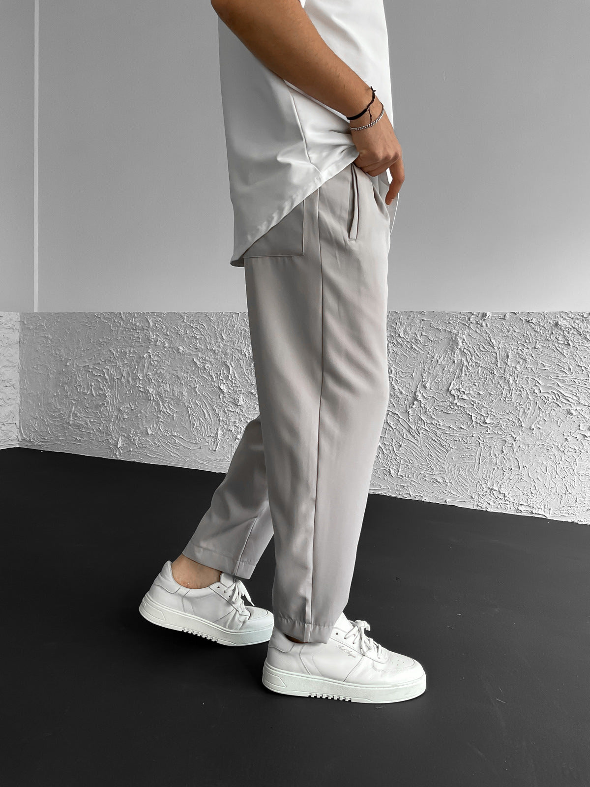 Grey Basic Pants