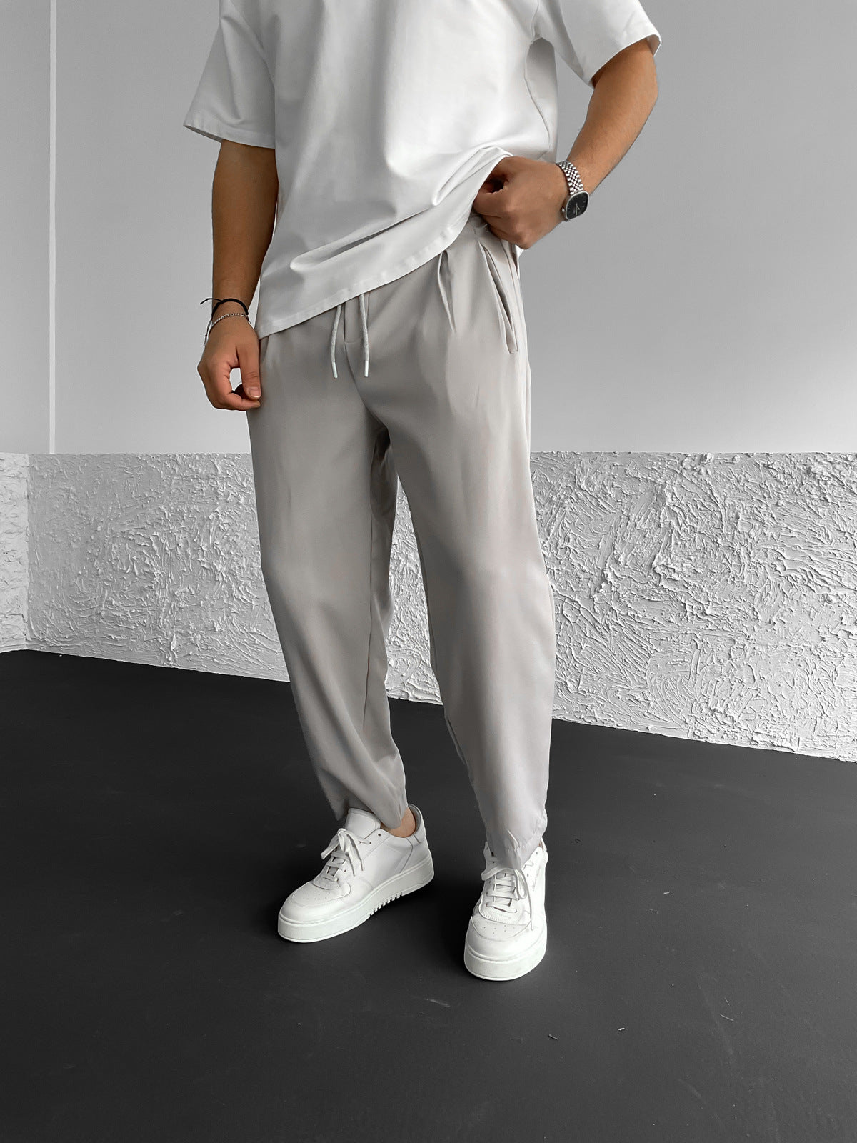 Grey Basic Pants