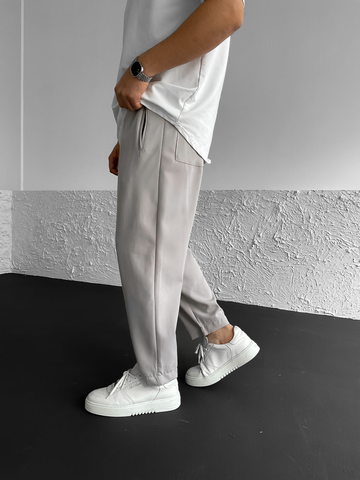 Grey Basic Pants