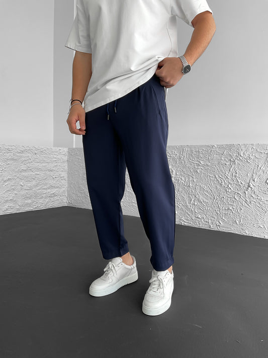 Navy Blue Basic Pants